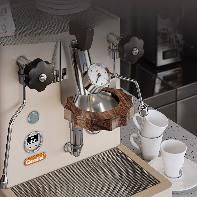 Espresso Machine 1 Group E61 - Houten Espresso Groep Hoofd Hitteschild Anti-Verbrandingsring