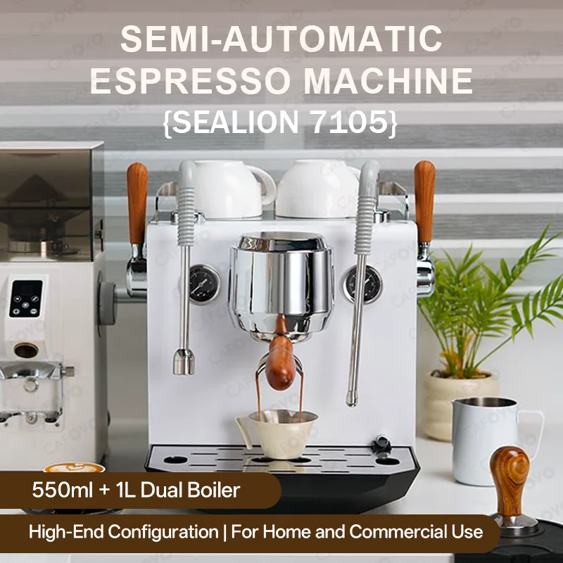 Espresso Machine Flow Control - CAFOVO E105 Commerciële Espressomachine met Dubbele