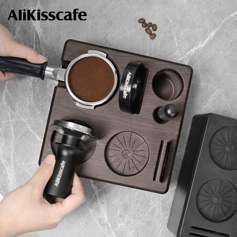 Espresso Tamper Station - Koffie Tamper Station Portafilter Houder Stand