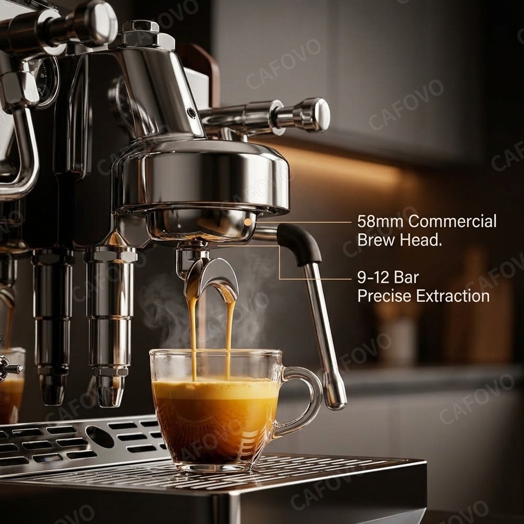CAFOVO E109 espressomachine, 9 - Espresso Machine Dual Boiler recensie en prijs