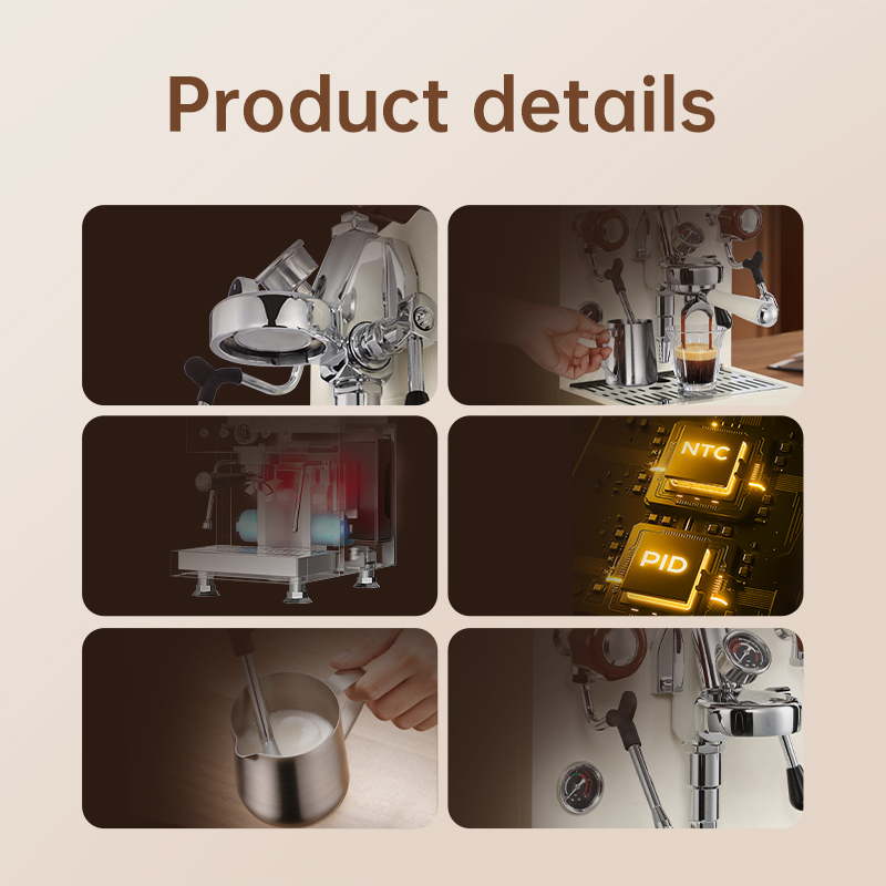 MDK Wit 58 mm koffiezetapparaa - Espresso Machine Dual Boiler recensie en prijs